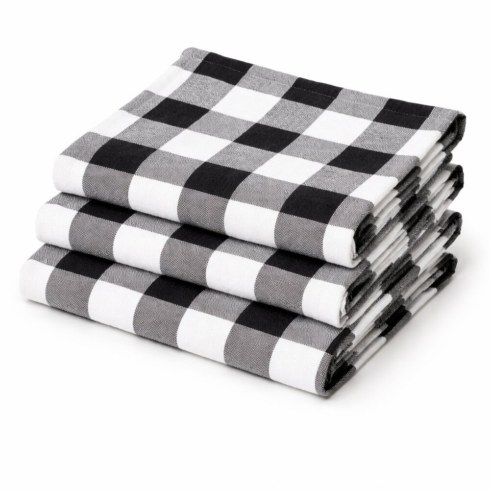 100% Cotton Kitchen Towels Cotton Pack of 4 Pieces, 71 x 71 cm High Absorbent